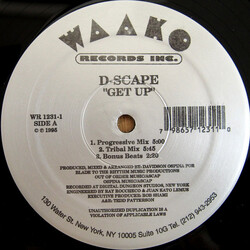 D-Scape Get Up USED VINYL 12INCH