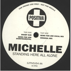 Michelle Narine Standing Here All Alone USED VINYL 12INCH PROMO 33 S RPM