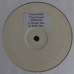 General Midi Turn It Loud USED VINYL 12INCH WHITE LABEL