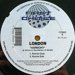 London Harmony USED VINYL 12INCH 33 S RPM