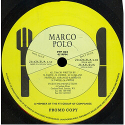 Marco Polo (8) Zuazuzua USED VINYL 12INCH 45 RPM PROMO