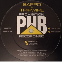 DJ Sappo / Tripwire Whatizit? / Gangstas USED VINYL 12INCH