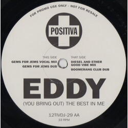 Eddy (You Bring Out) The Best In Me USED VINYL 12INCH 33 S RPM PROMO