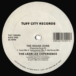 Leon Lee Experience The House Zone / In The Mix / Music Play USED VINYL 12INCH 33 S RPM