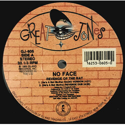 No Face (5) Revenge Of The Bat (He's A Bat Mutha) USED VINYL 12INCH 33 S RPM