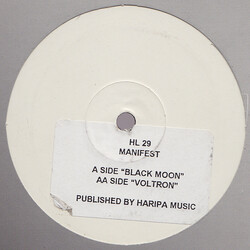 Manifest Black Moon / Voltron USED VINYL 12INCH 45 RPM SINGLE