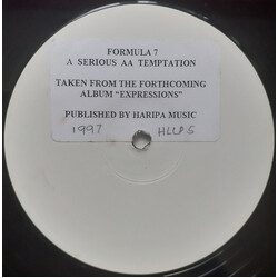 Formula 7 Expressions / Temptation USED VINYL 12INCH PROMO 45 RPM