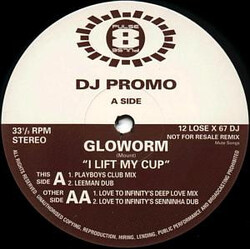 Gloworm I Lift My Cup USED VINYL 12INCH 33 S RPM PROMO STEREO