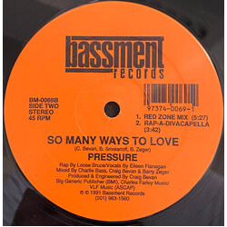 Pressure So Many Ways To Love USED VINYL 12INCH 45 RPM