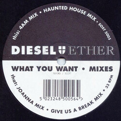Diesel And Ether What You Want USED VINYL 12INCH