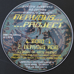 Nervous Project Untitled USED VINYL 12INCH PICTURE DISC LIMITED EDITION