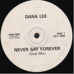 Dana Lee Never Say Forever USED VINYL 12INCH PROMO