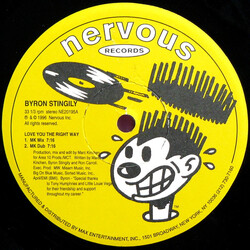 Byron Stingily Love You The Right Way USED VINYL 12INCH 33 S RPM