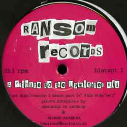 Benjamin De Angelis / Urbano Barerra A Tribute To The Upminster Kid USED VINYL 12INCH UNOFFICIAL RELEASE