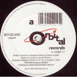 Boyzland Higher USED VINYL 12INCH 45 RPM