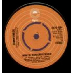 Johnny Nash (What A) Wonderful World USED VINYL 7INCH 45 RPM SINGLE STEREO