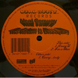 Neal Conway The Return To Disco EP USED VINYL 12INCH EP