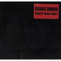 Craig David What's Your Flava? USED VINYL 12INCH 33 S RPM PROMO