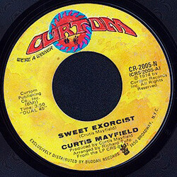 Curtis Mayfield Sweet Exorcist USED VINYL 7INCH 45 RPM SINGLE STYRENE
