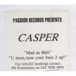 Casper (2) Mad As Hell / U Must Tune Your Bass 2 Up USED VINYL 12INCH WHITE LABEL