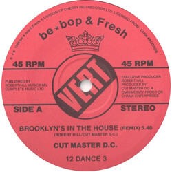 Cutmaster D.C. Brooklyn's In The House USED VINYL 12INCH 45 RPM STEREO