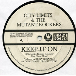 The City Limits Crew / The Mutant Rockers Keep It On USED VINYL 12INCH 45 RPM