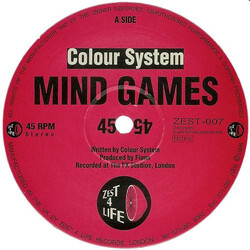 Colour System Inc Mind Games / So Right USED VINYL 12INCH 33 S RPM 45 RPM STEREO