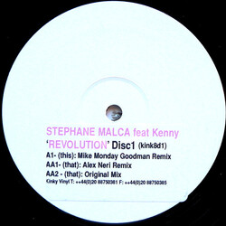 Stephane Malca / Ken Norris Revolution (Disc1) USED VINYL 12INCH 45 RPM 33 S RPM WHITE LABEL
