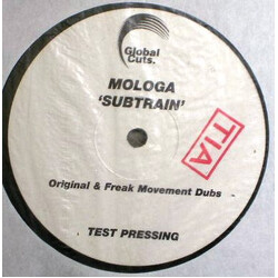 Mologa Subtrain USED VINYL 12INCH TEST PRESSING