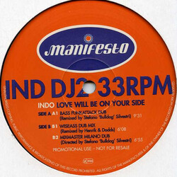 Indo Aminata Love Will Be On Your Side USED VINYL 12INCH PROMO