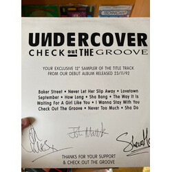 Undercover Check Out The Groove USED VINYL 12INCH PROMO SAMPLER SINGLE SIDED