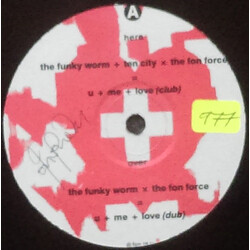 Funky Worm U + Me + Love USED VINYL 12INCH PROMO