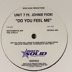 Unit 7 Do You Feel Me USED VINYL 12INCH