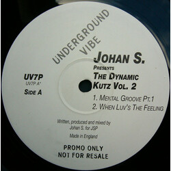 Johan S. The Dynamic Kutz Vol. 2 USED VINYL 12INCH PROMO SINGLE SIDED 33 S RPM