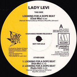 Lady Levi Looking For A Dope Beat USED VINYL 12INCH PROMO