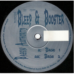 Bleep & Booster Bassin' Authority USED VINYL 12INCH 33 S RPM