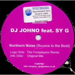 DJ Johno / Sy G Northern Noize (Bounce To The Beat) USED VINYL 12INCH 45 RPM