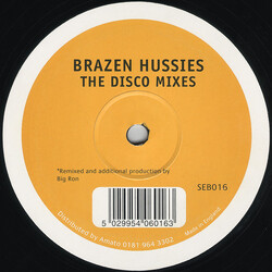 Brazen Hussies Brazen Hussies (The Disco Mixes) USED VINYL 12INCH