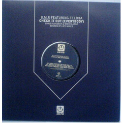 BMR / Felicia Uwaje Check It Out (Everybody) USED VINYL 12INCH 33 S RPM 45 RPM