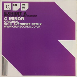 Exhibit A (2) G Minor USED VINYL 12INCH 33 S RPM