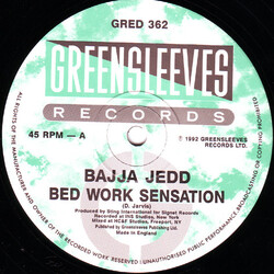 Bajja Jedd Bed Work Sensation / Big Bills USED VINYL 12INCH 45 RPM