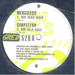 Merciless / Simpleton / Mad Cobra Mr War War / Mr Old Nail / Them A Bad Man USED VINYL 12INCH