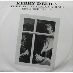 Kerry Delius They Say It's Gonna Rain (Extended Re-mix) USED VINYL 12INCH 45 RPM SINGLE