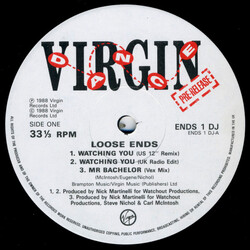 Loose Ends Watching You USED VINYL 12INCH 33 S RPM PROMO
