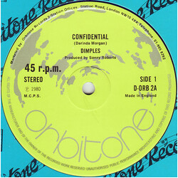 Dimple Hinds Confidential USED VINYL 12INCH 45 RPM