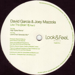 David Garcia / Joey Mazzola Like This (Doin' It) (Part 2) USED VINYL 12INCH