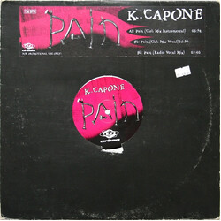 K. Capone Pain USED VINYL 12INCH 33 S RPM PROMO