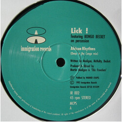 Lick! African Rhythms USED VINYL 12INCH 45 RPM
