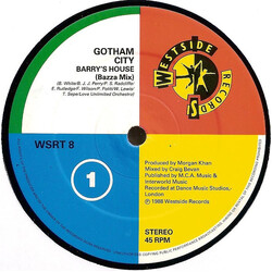 Gotham City Barry's House USED VINYL 12INCH 45 RPM STEREO