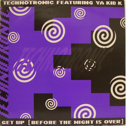 Technotronic / Ya Kid K Get Up (Before The Night Is Over) USED VINYL 12INCH 45 RPM SINGLE STEREO